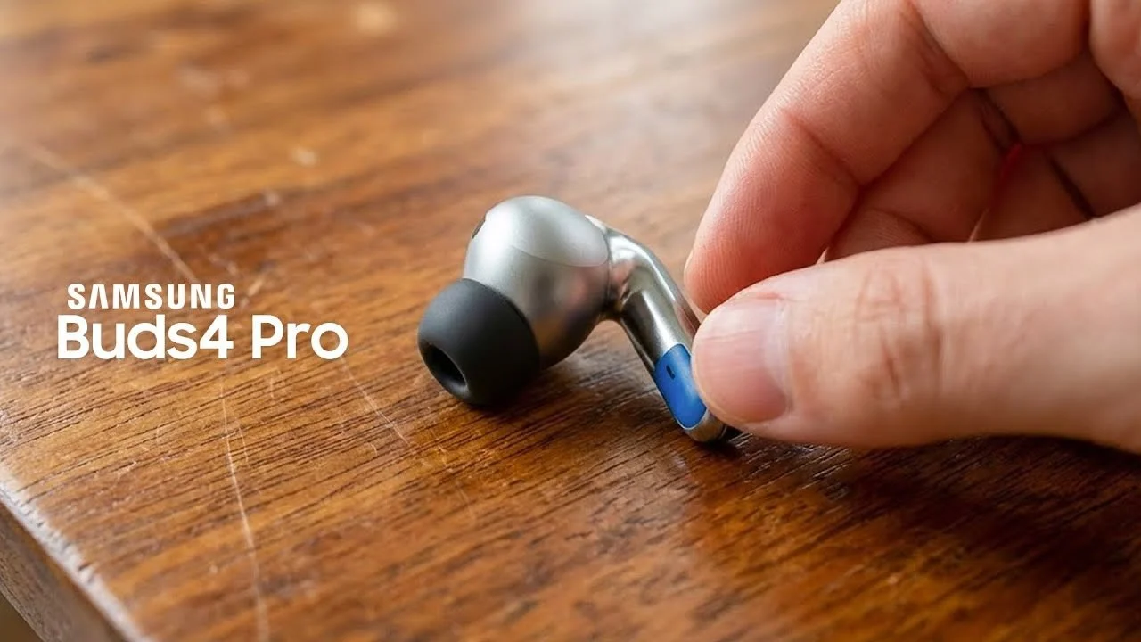 Samsung Galaxy Buds 4 and 4 Pro - side profile