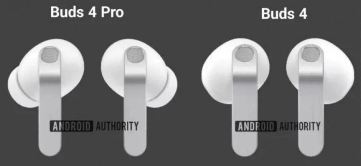 Samsung Galaxy Buds 4 and 4 Pro - detail closeup
