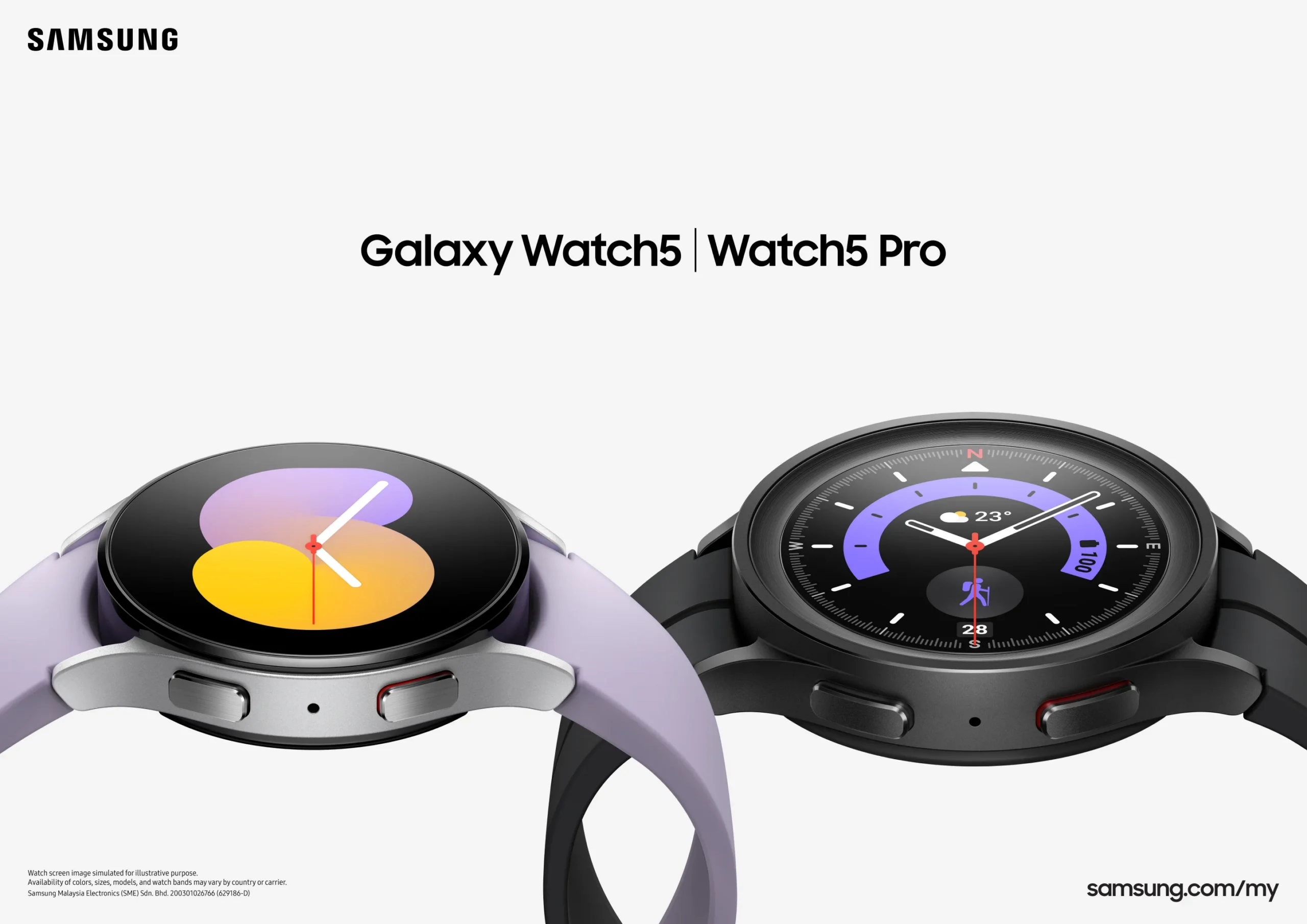 Samsung Galaxy Watch 5 Pro - detail closeup