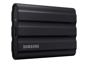 Samsung T7 Shield Portable SSD - front design view