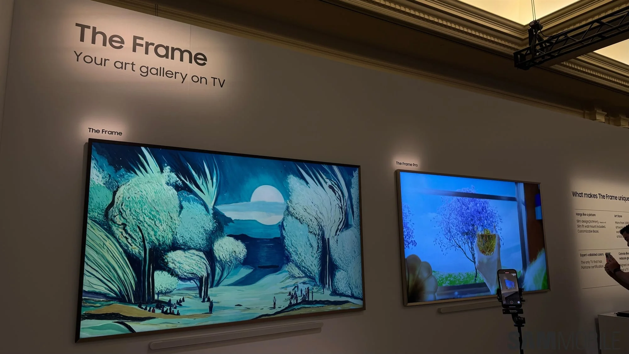 Samsung The Frame QLED 4K TV (2025) - side profile