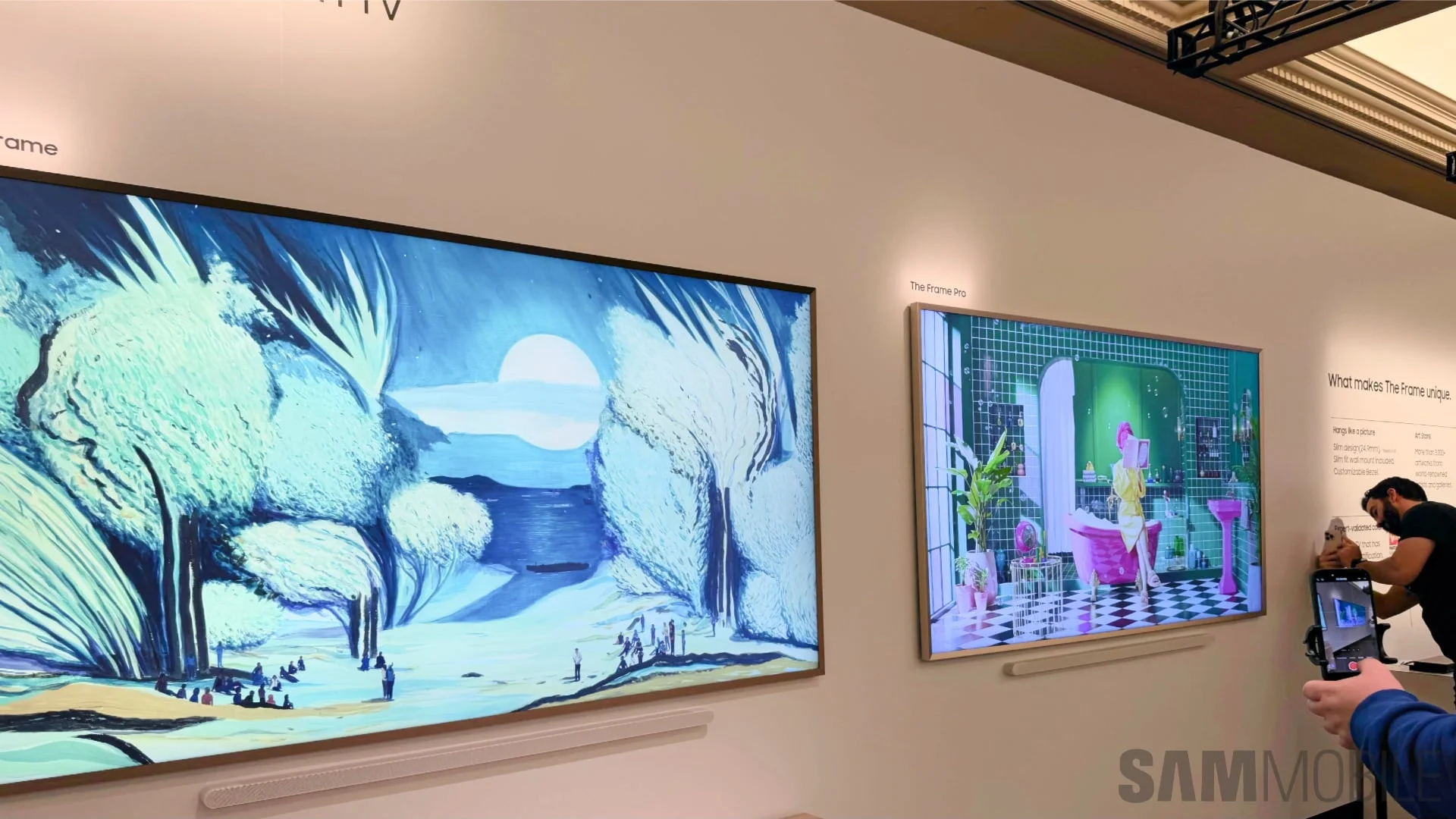 Samsung The Frame QLED 4K TV (2025) - in-use shot