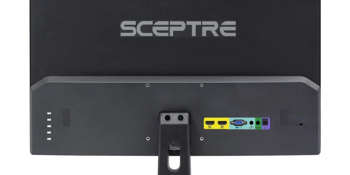 Sceptre E248W-19203R - front design view