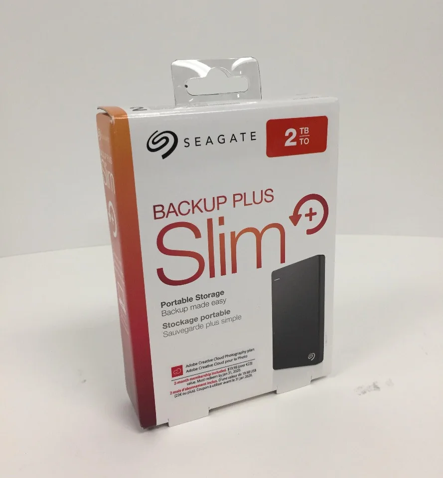 Seagate Backup Plus Slim - in-use shot