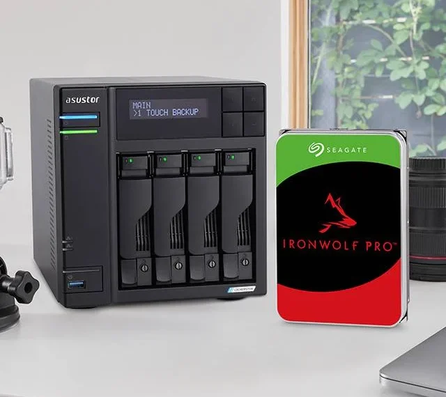 Seagate IronWolf Pro NAS HDD - front design view