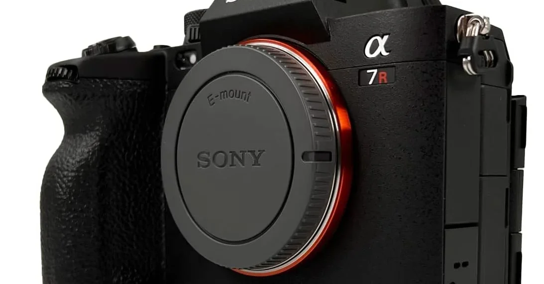 Sony Alpha 7R V - front design view