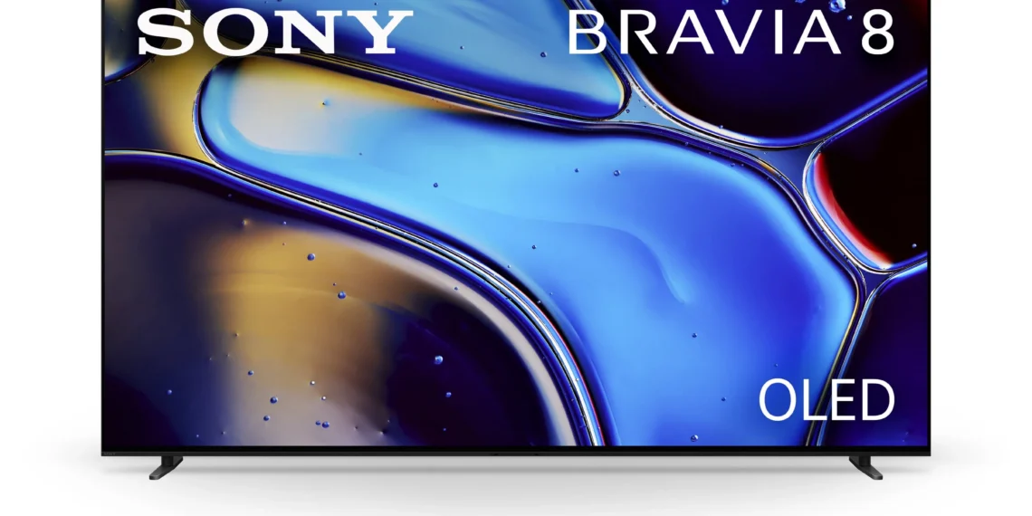 Sony Bravia 8 OLED 4K TV - front design view