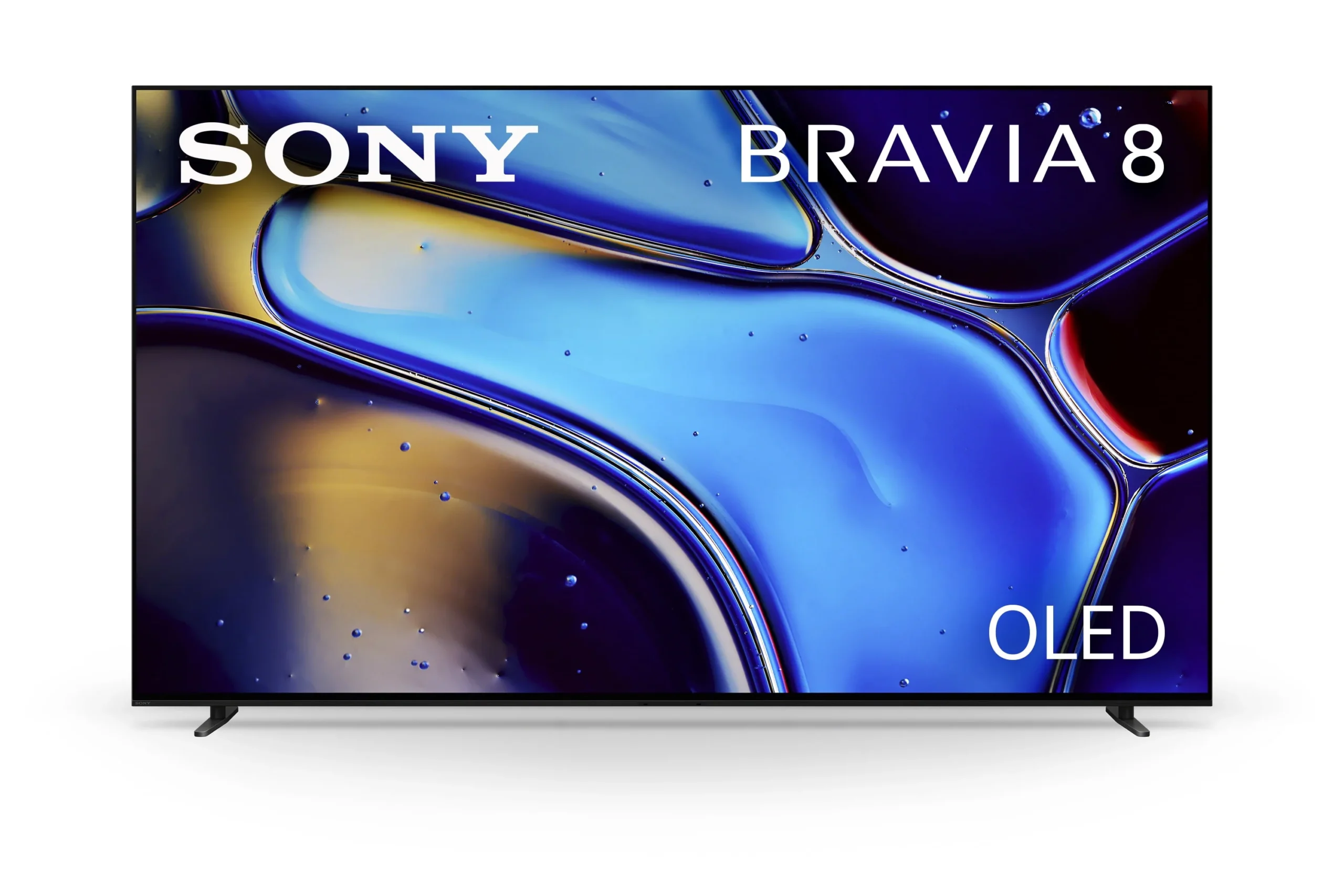 Sony Bravia 8 OLED 4K TV - front design view Sony Bravia 8 OLED 4K TV - front design view