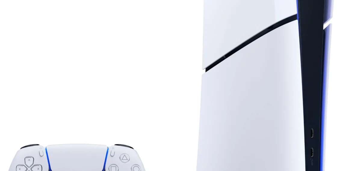 Sony PlayStation 5 Slim - front design view