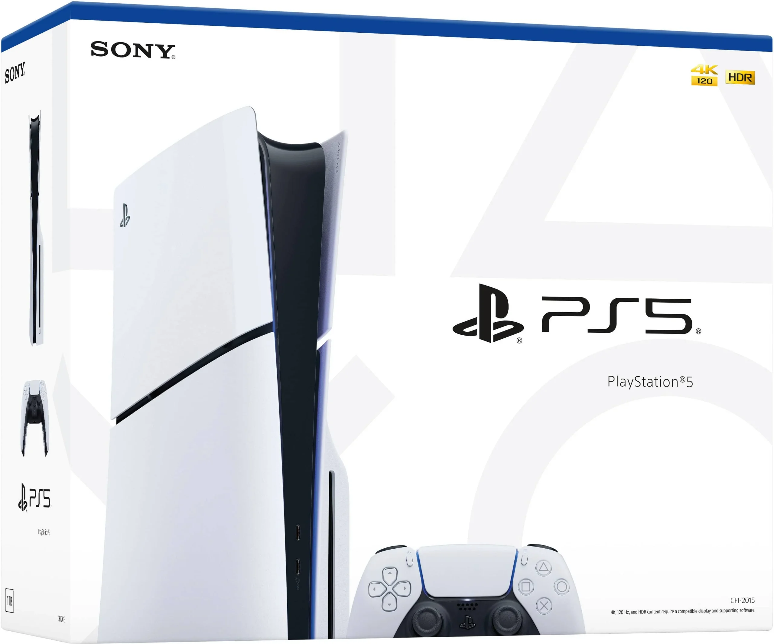 Sony PlayStation 5 Slim - side profile