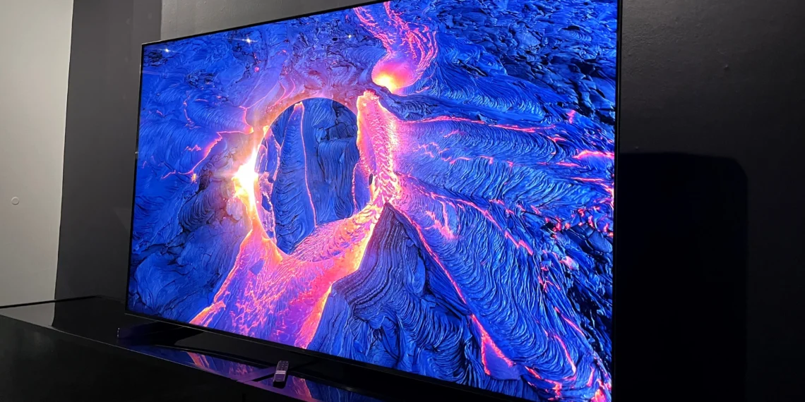 TCL QM8 Mini-LED 4K TV - front design view