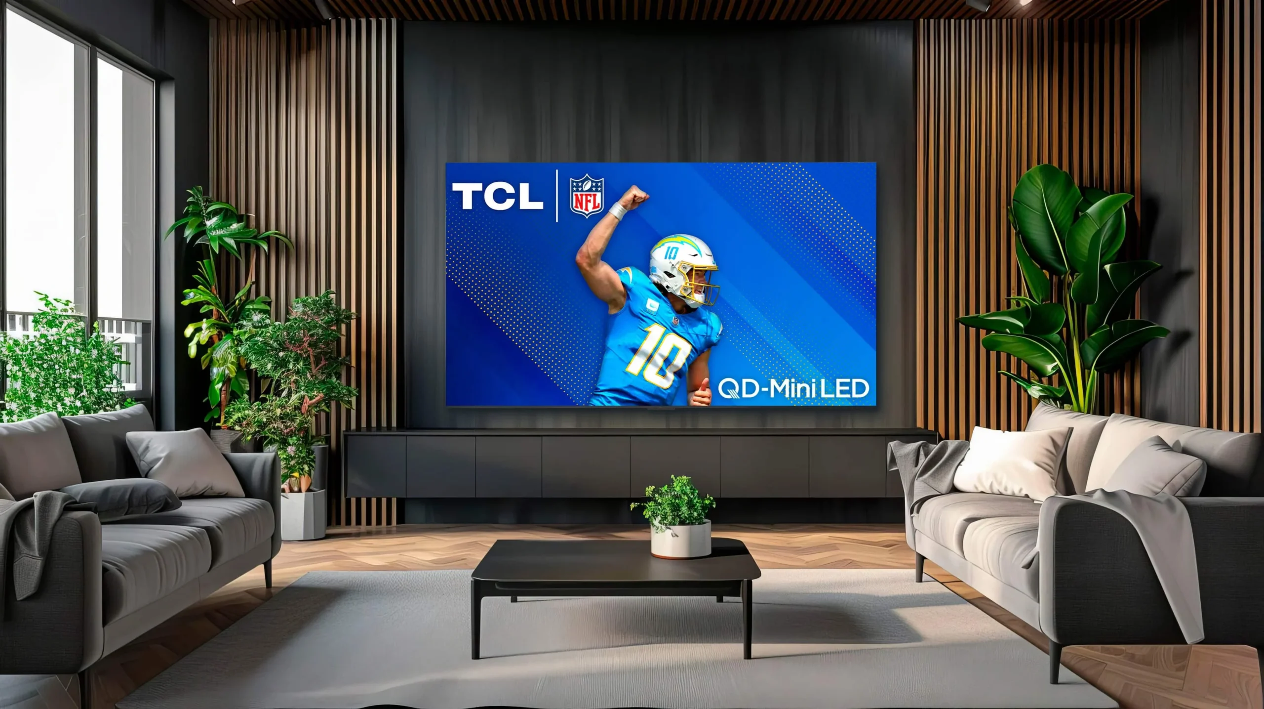 TCL QM8 Mini-LED 4K TV - in-use shot TCL QM8 Mini-LED 4K TV - in-use shot