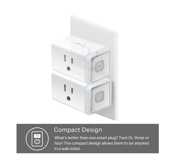 TP-Link Kasa Smart Plug HS103P4 - front design view