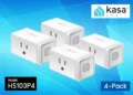 TP-Link Kasa Smart Plug HS103P4 - in-use shot