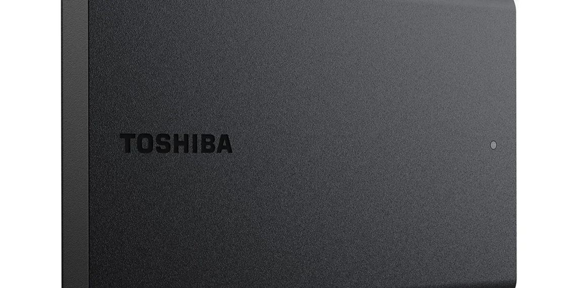 Toshiba Canvio Basics External Hard Drive - front design view