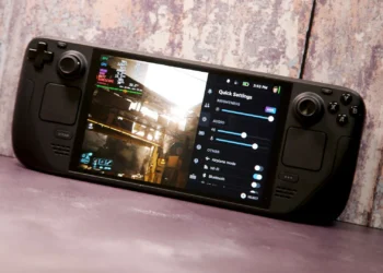 Valve Steam Deck OLED - front design view