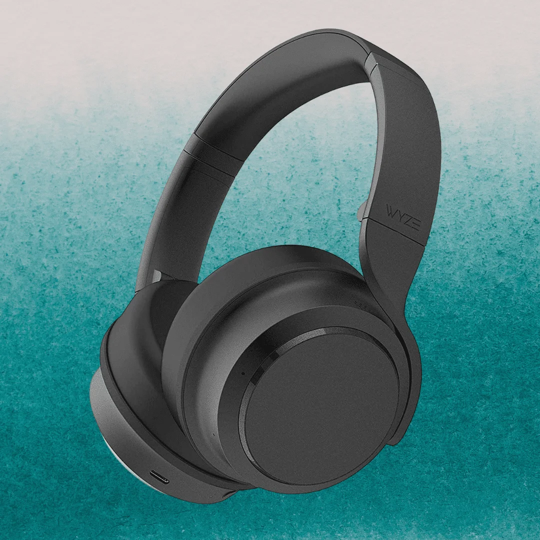 Wyze Noise-Cancelling Headphones - front design view Wyze Noise-Cancelling Headphones - front design view