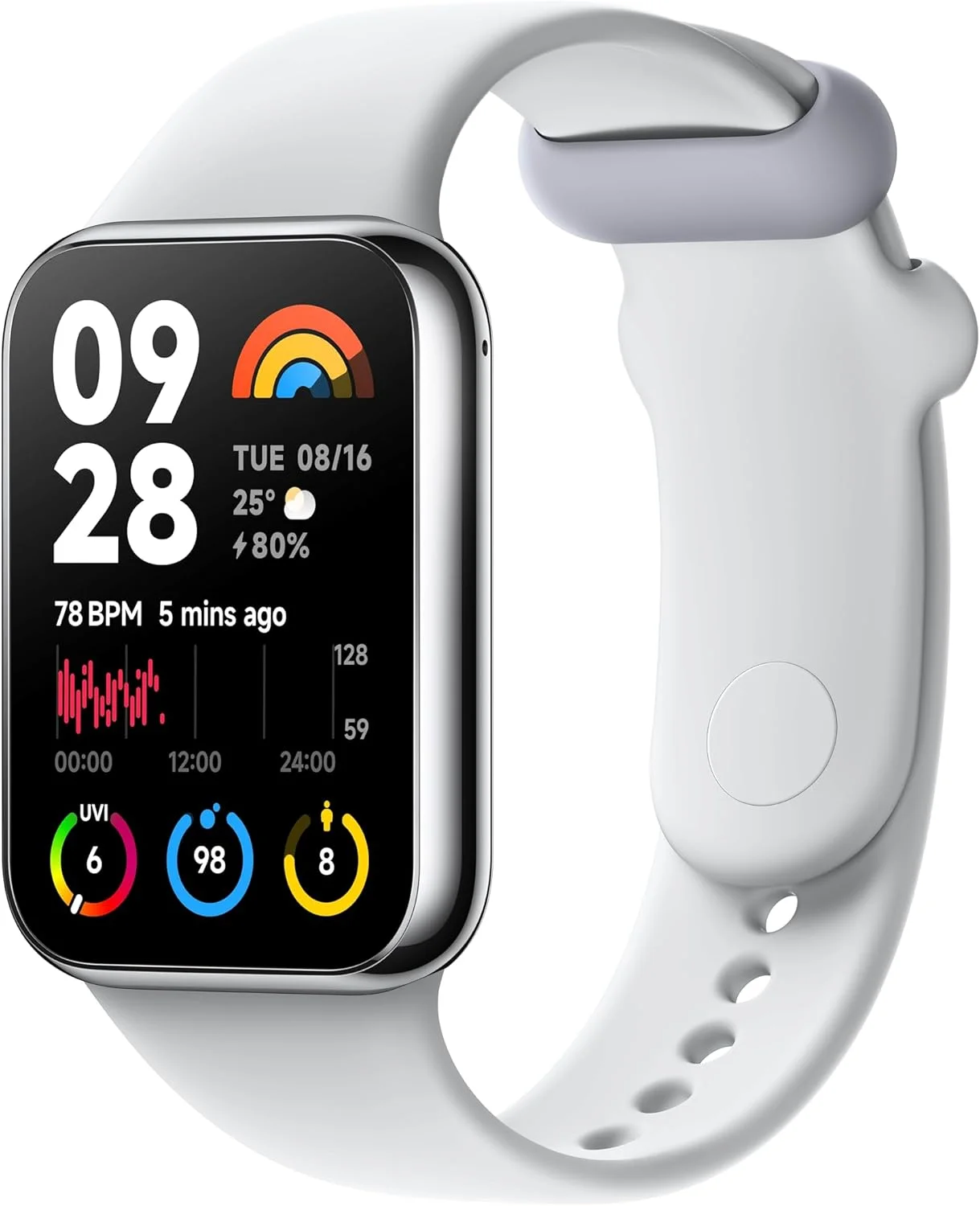 Xiaomi Smart Band 8 - front design view Xiaomi Smart Band 8 - front design view