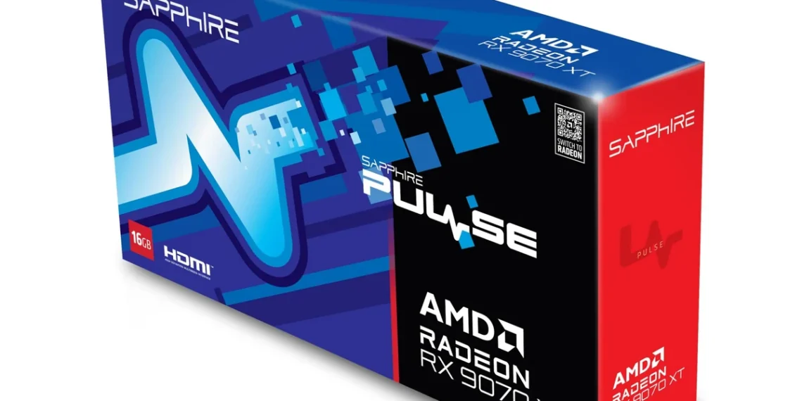 AMD Radeon RX 9070 XT — official Amazon product image