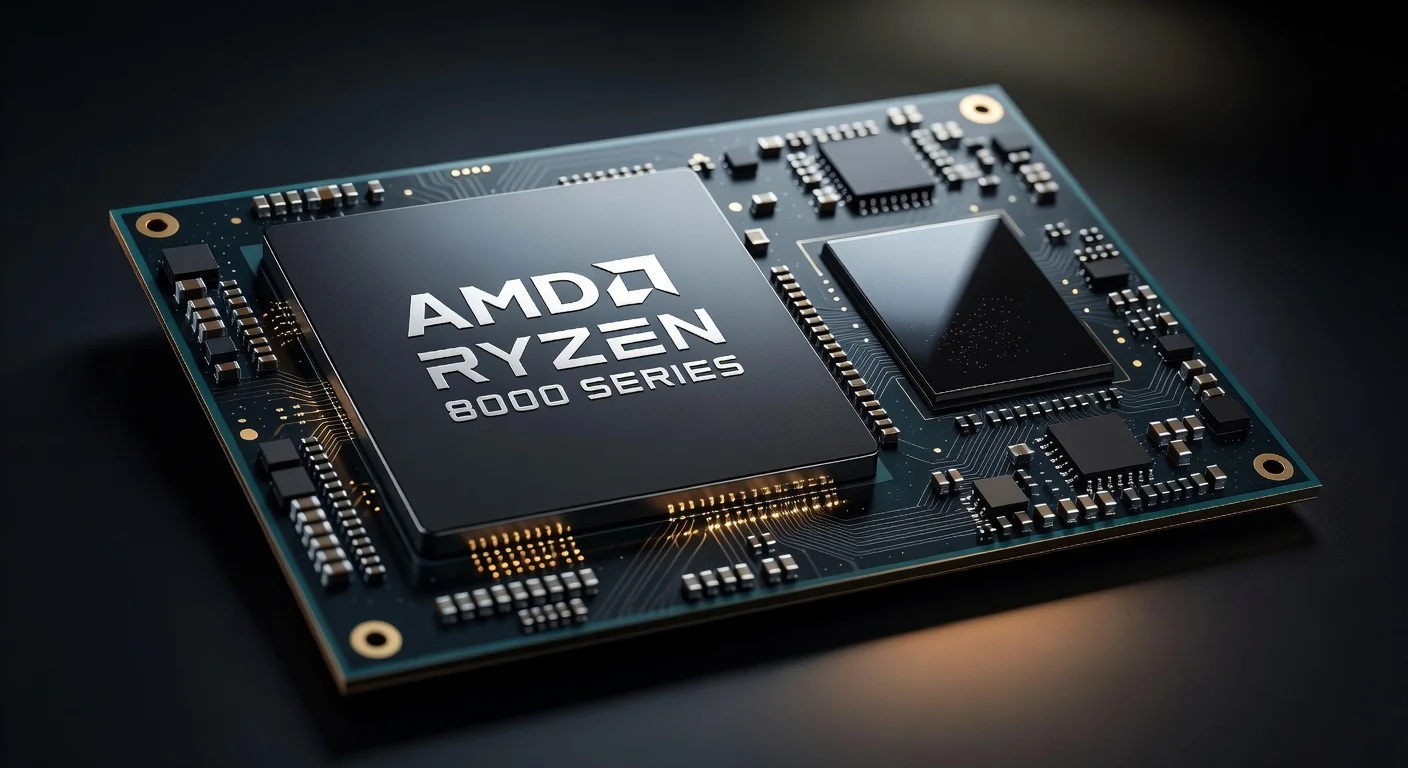 AMD Ryzen 8000 Series for Gaming Laptops - detail closeup