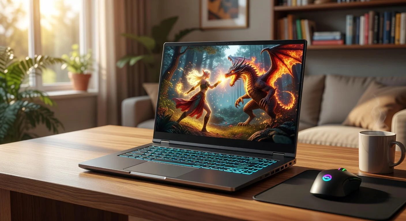 AMD Ryzen 8000 Series for Gaming Laptops - in-use shot