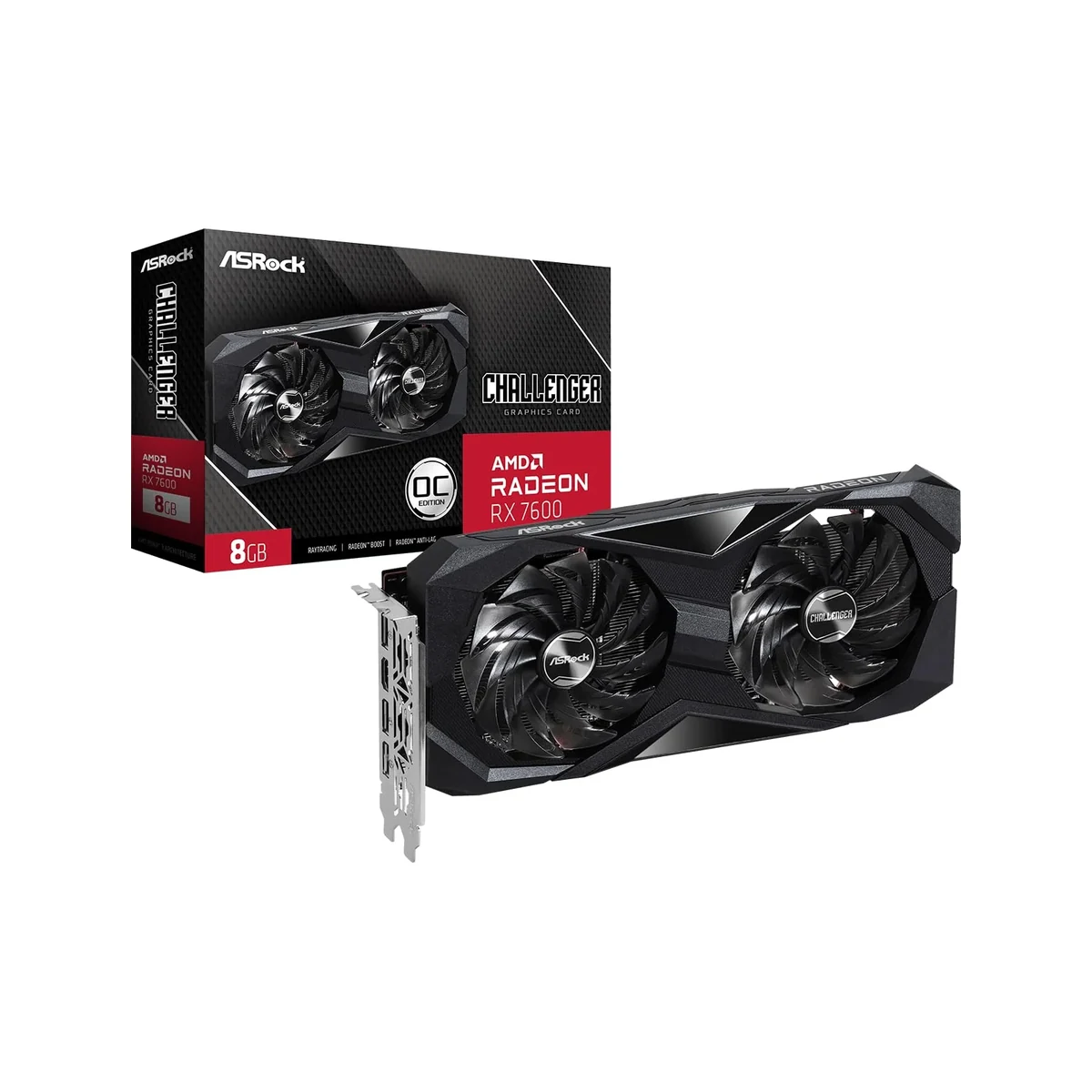 ASRock Challenger Radeon RX 7600 OC — Amazon gallery image 1