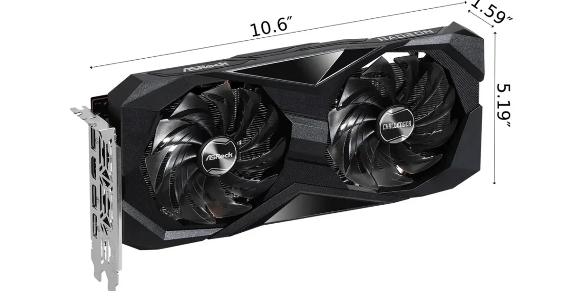 ASRock Challenger Radeon RX 7600 OC — official Amazon product image