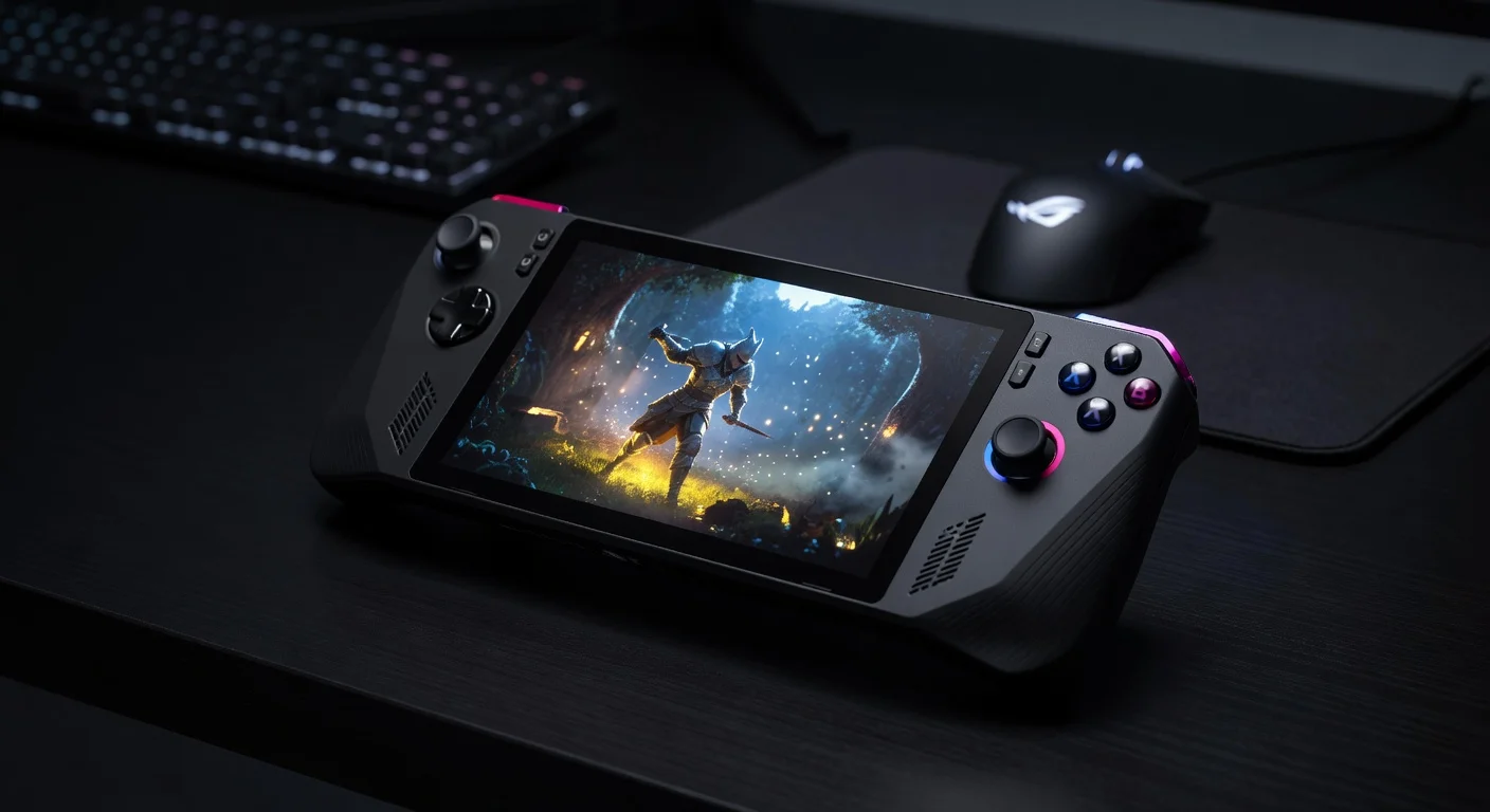 ASUS ROG Ally X2 - detail closeup