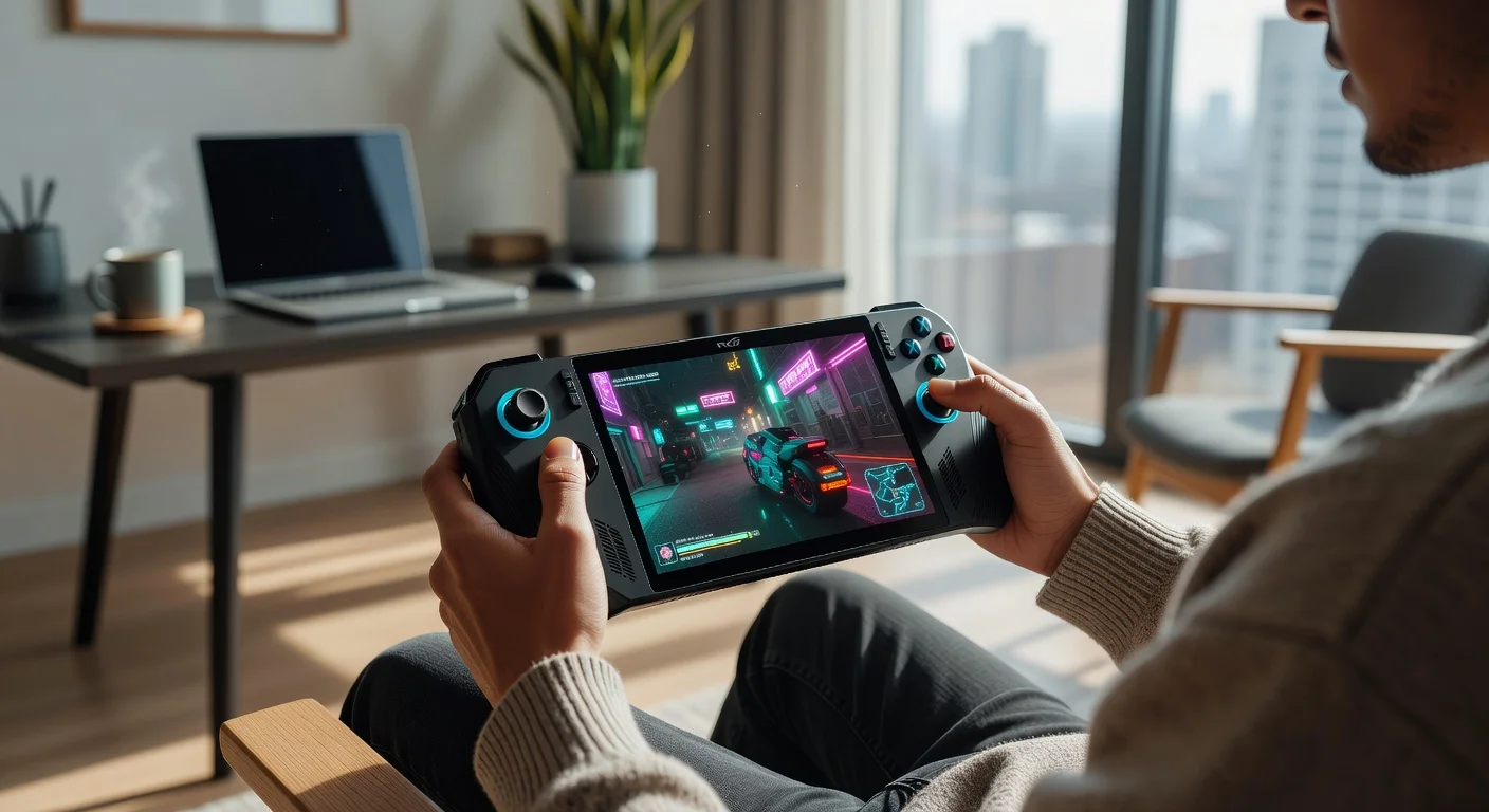 ASUS ROG Ally X2 - in-use shot