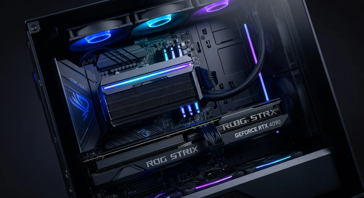 ASUS ROG Strix G16CH - detail closeup ASUS ROG Strix G16CH - detail closeup