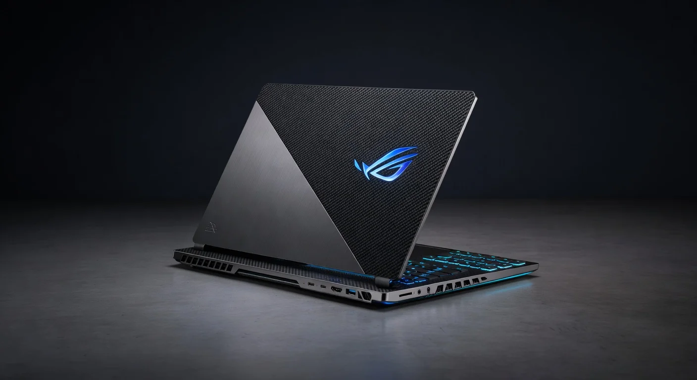 ASUS ROG Zephyrus G16 (2026 Edition) - side profile ASUS ROG Zephyrus G16 (2026 Edition) - side profile