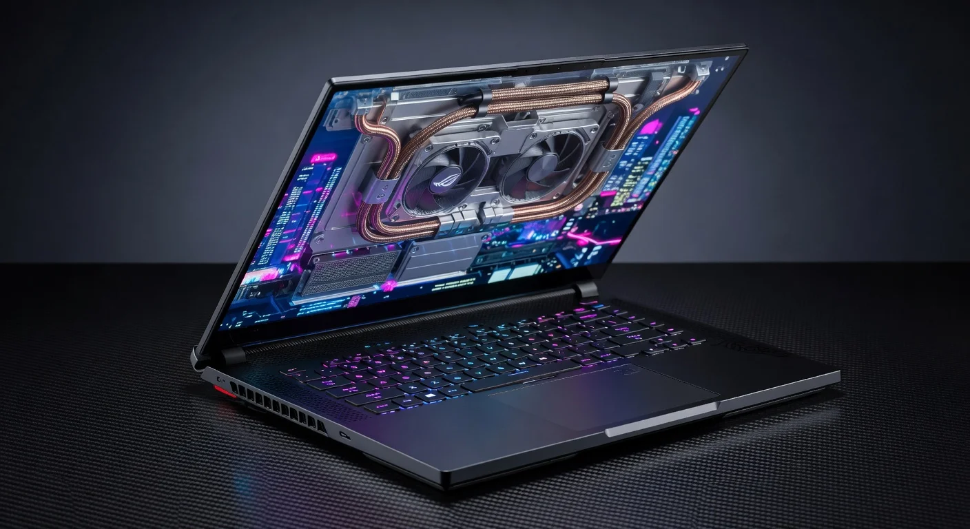 ASUS ROG Zephyrus G16 (2026 Edition) - detail closeup ASUS ROG Zephyrus G16 (2026 Edition) - detail closeup