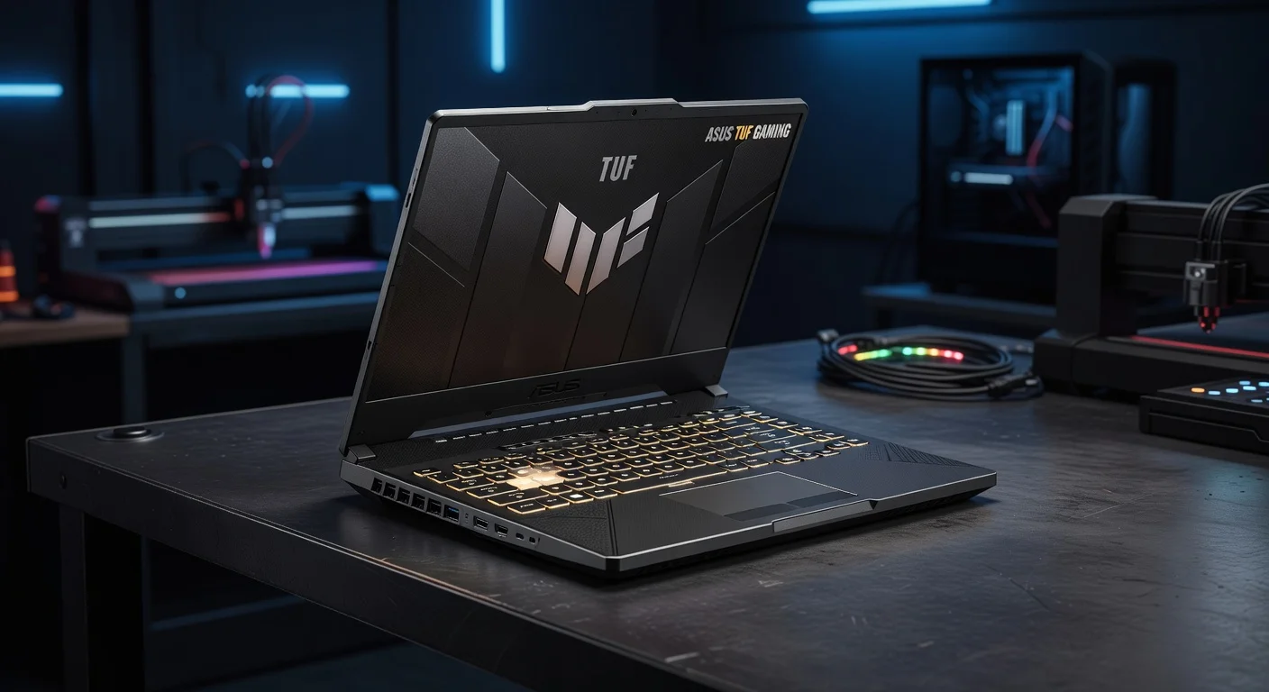 ASUS TUF Gaming A14 - detail closeup