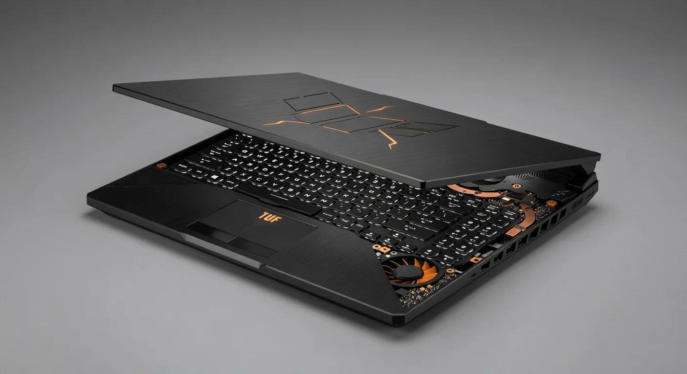 ASUS TUF Gaming A14 - in-use shot