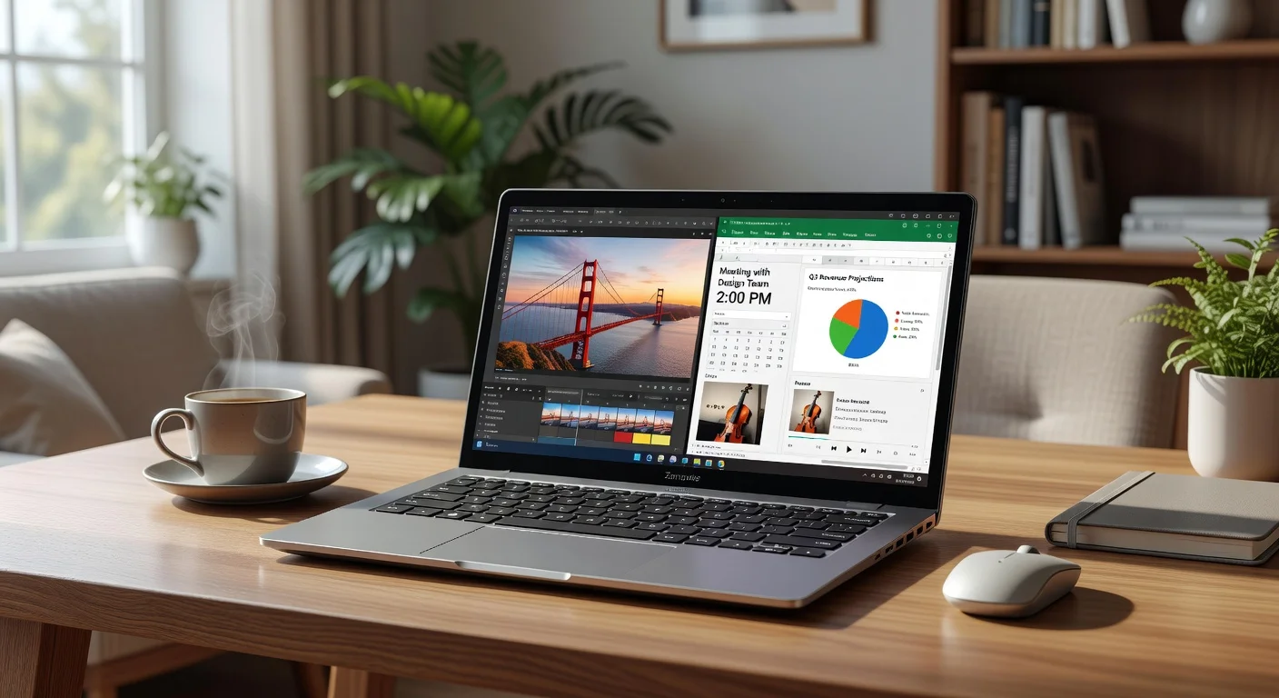 ASUS ZenBook Duo (2026) - in-use shot