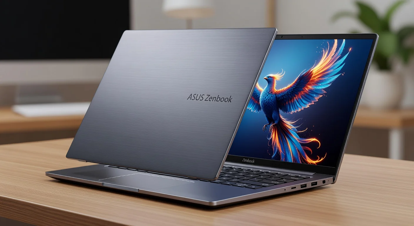 ASUS Zenbook A14 - in-use shot