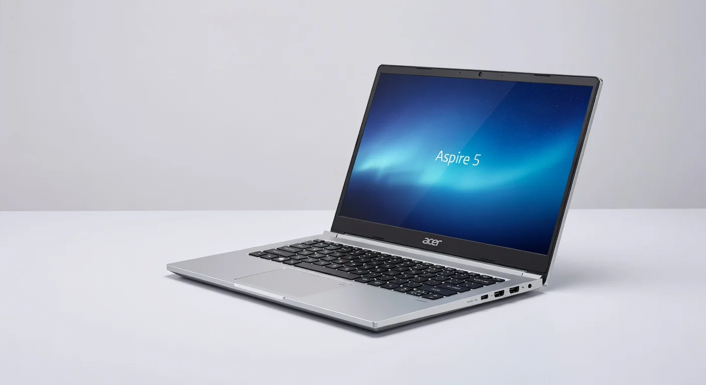 Acer Aspire 5 (2026 Model) - side profile Acer Aspire 5 (2026 Model) - side profile