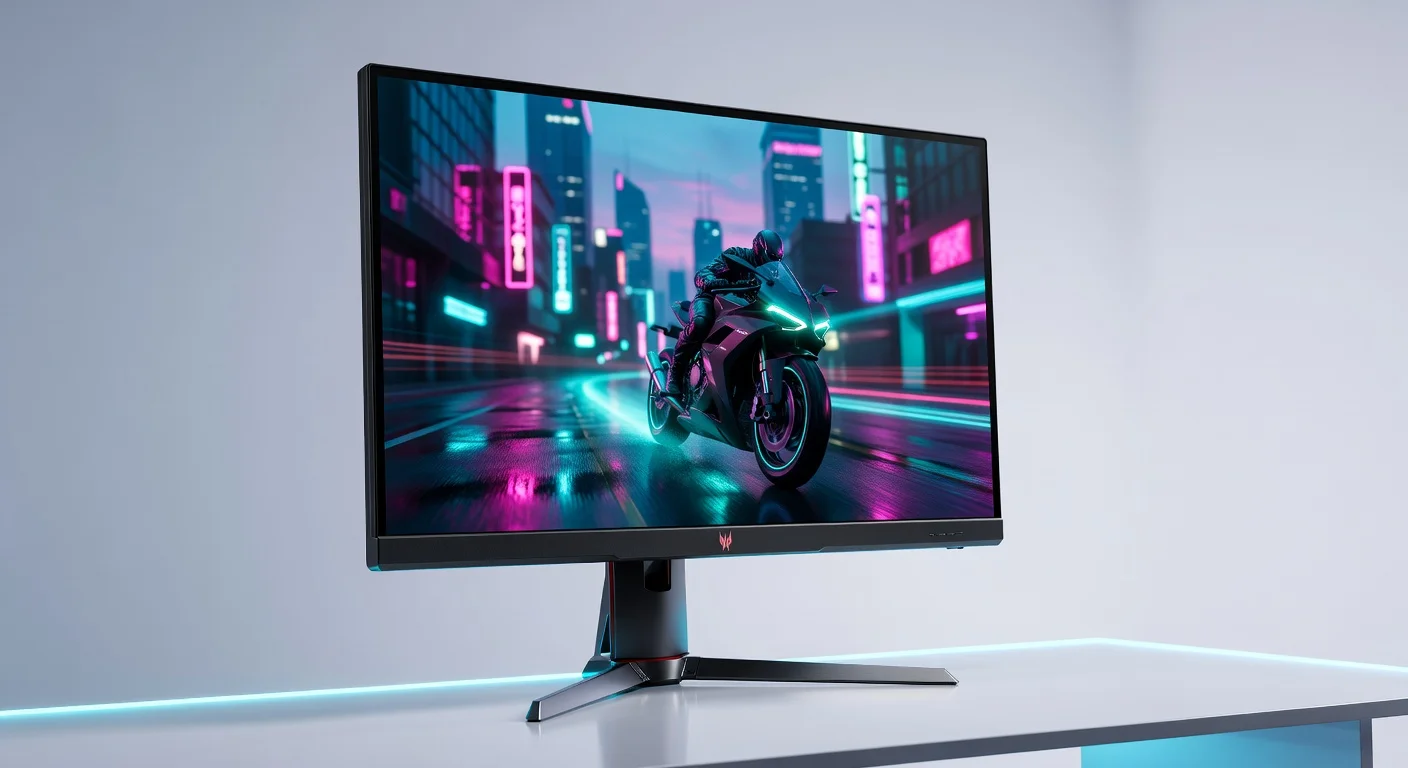 Acer Predator X27U Mark II - side profile