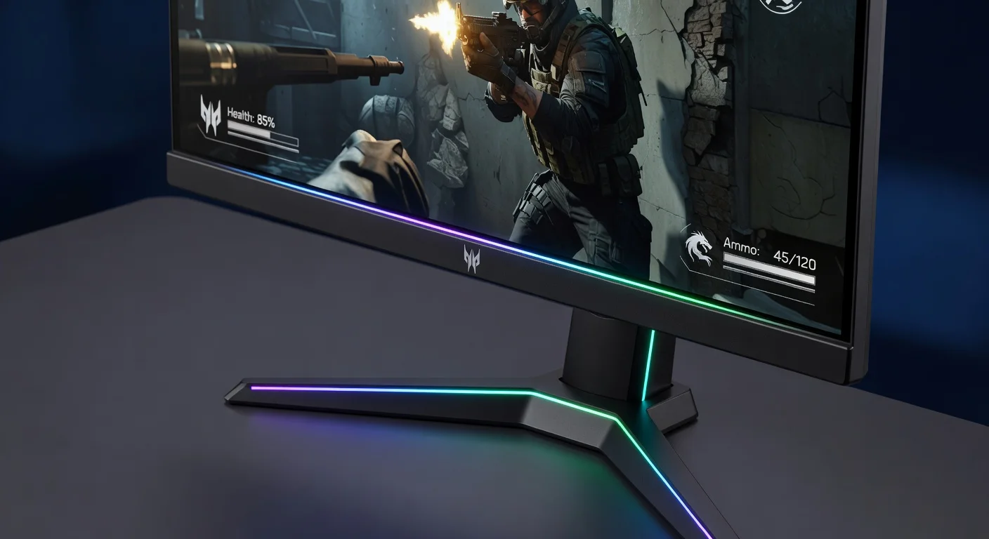 Acer Predator X27U Mark II - detail closeup