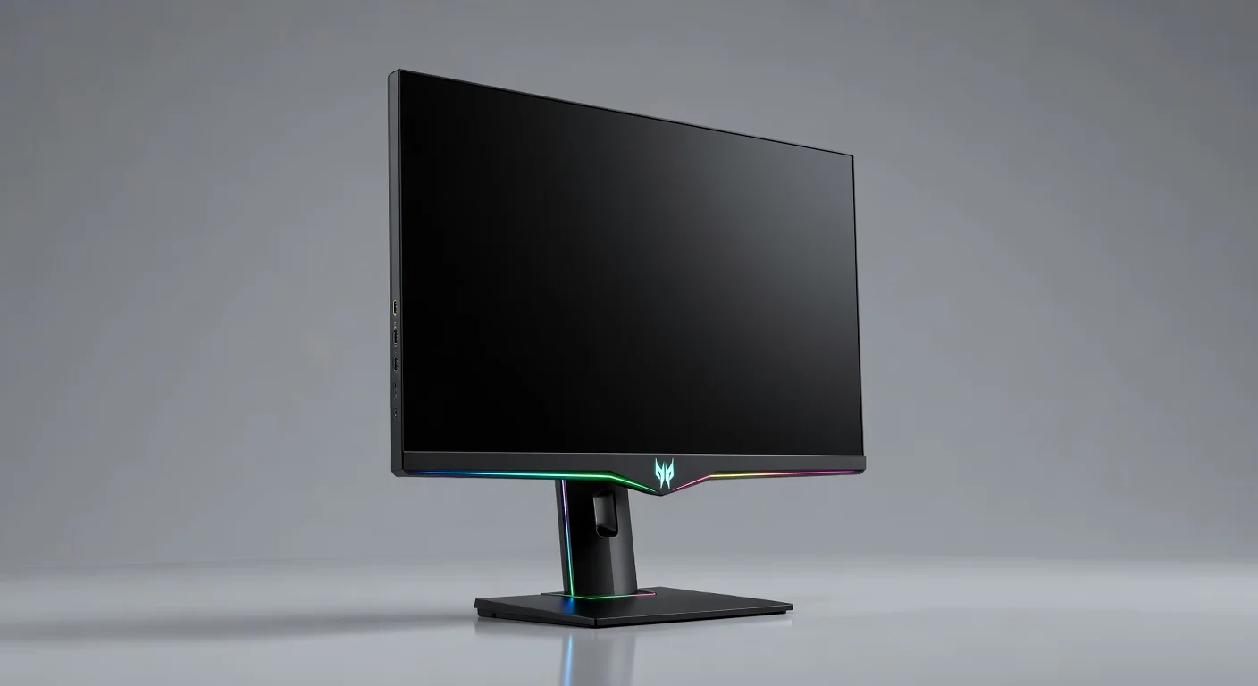 Acer Predator X27U Pro - side profile Acer Predator X27U Pro - side profile