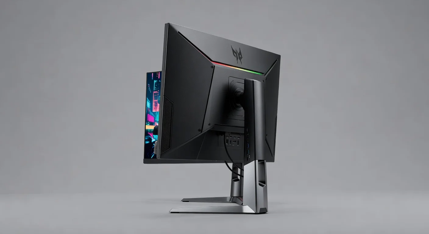 Acer Predator X27U Pro - side profile