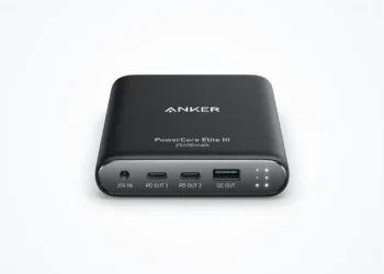 Anker PowerCore Elite III 25600mAh - front design view