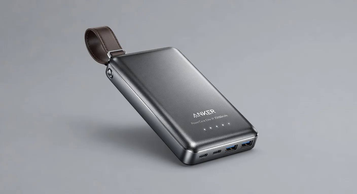 Anker PowerCore Elite III 25600mAh - side profile