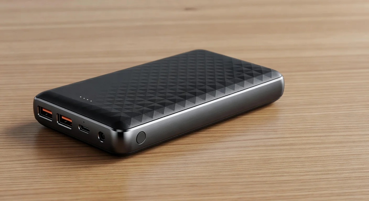 Anker PowerCore Elite III 25600mAh - detail closeup