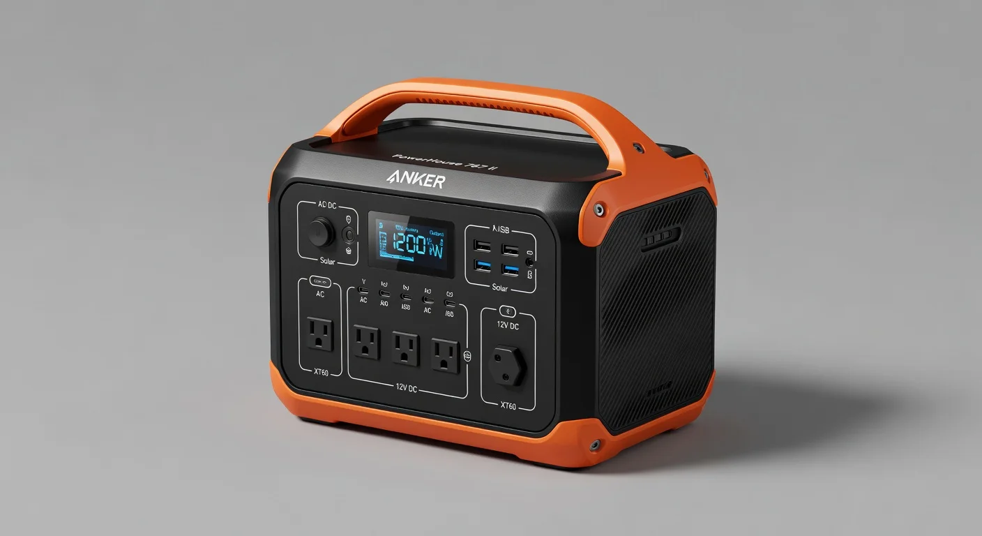 Anker PowerHouse 767 II - side profile
