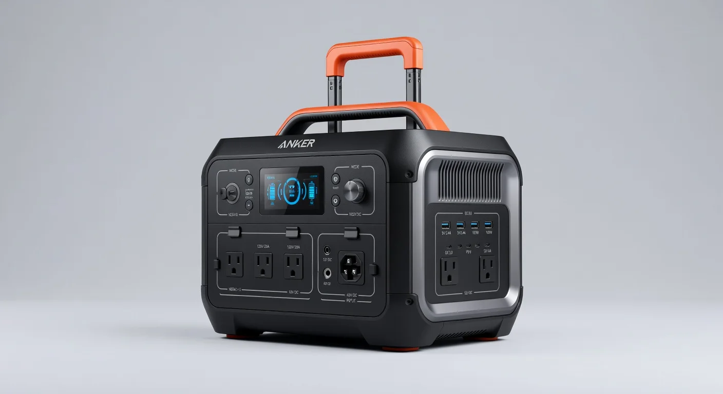 Anker PowerHouse 767 Pro - side profile