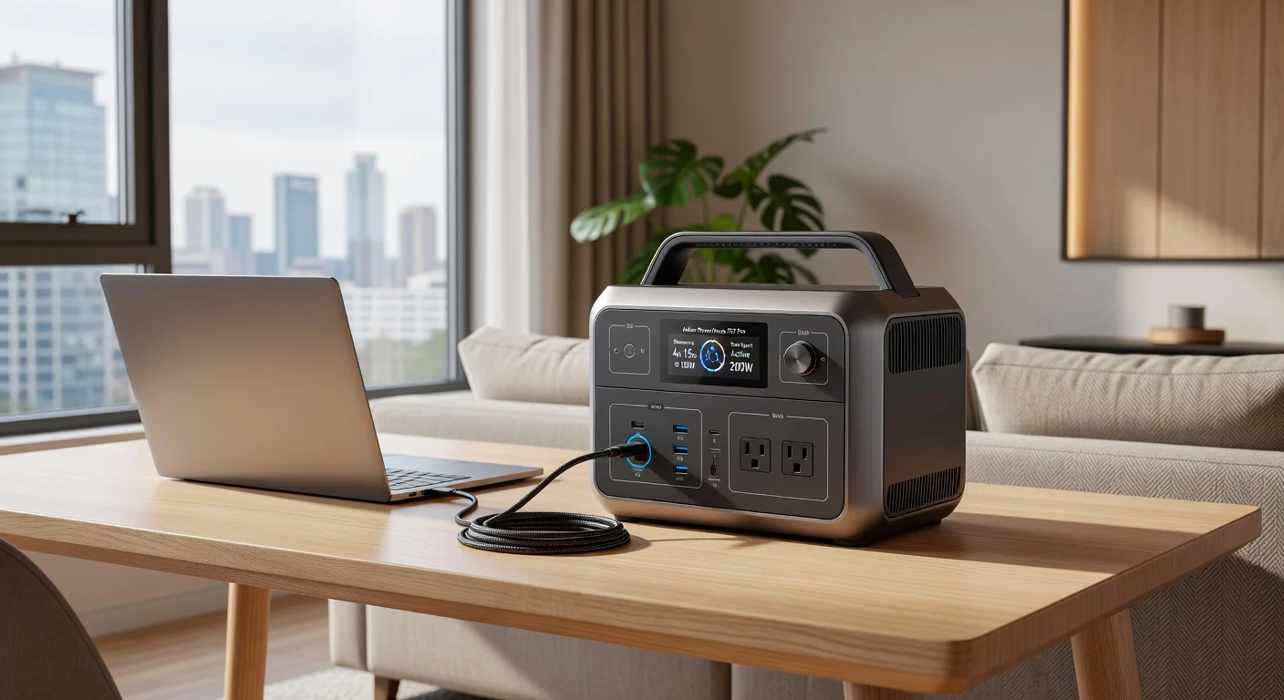 Anker PowerHouse 767 Pro - in-use shot