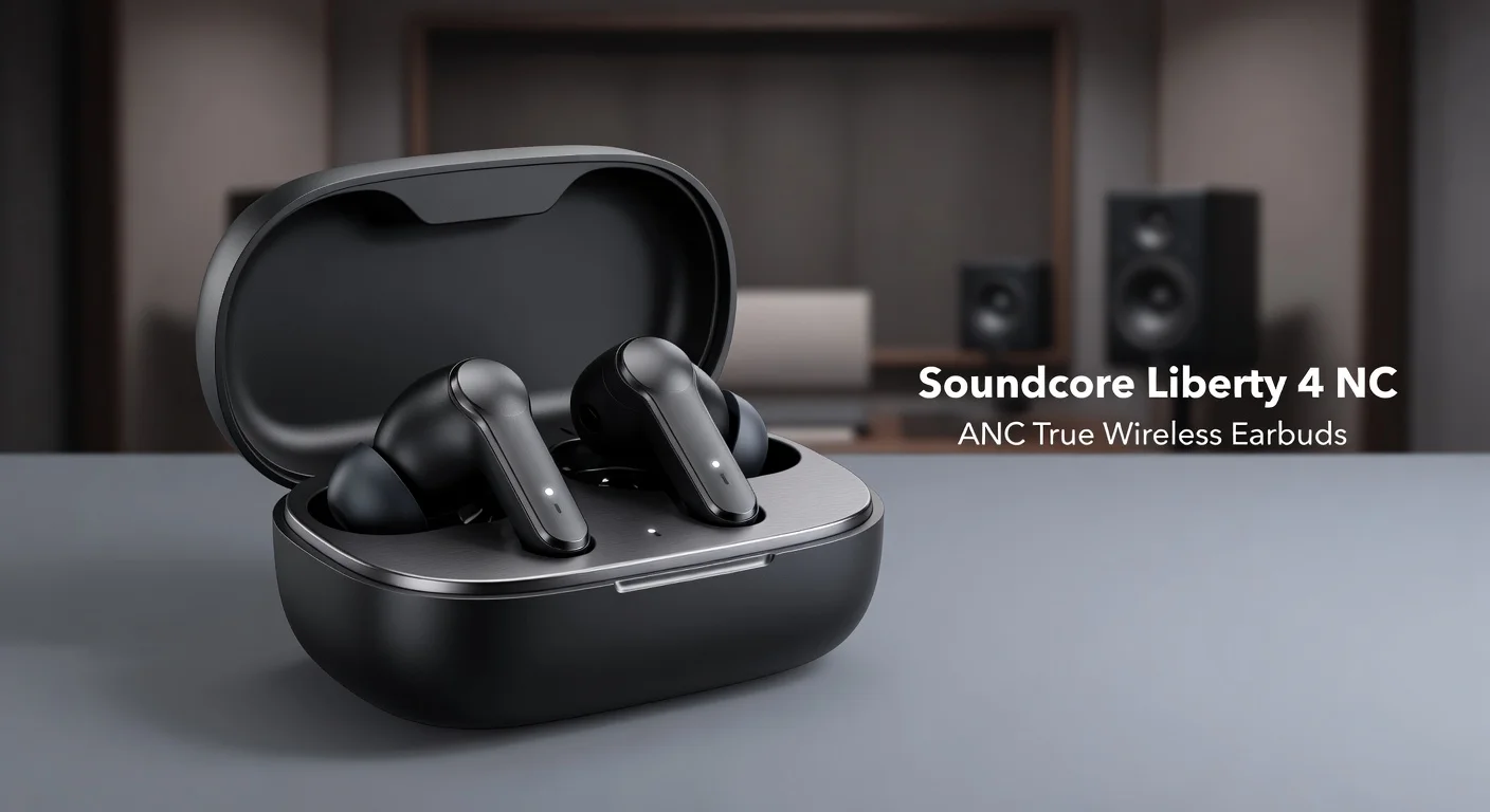 Anker Soundcore Liberty 4 NC - side profile Anker Soundcore Liberty 4 NC - side profile