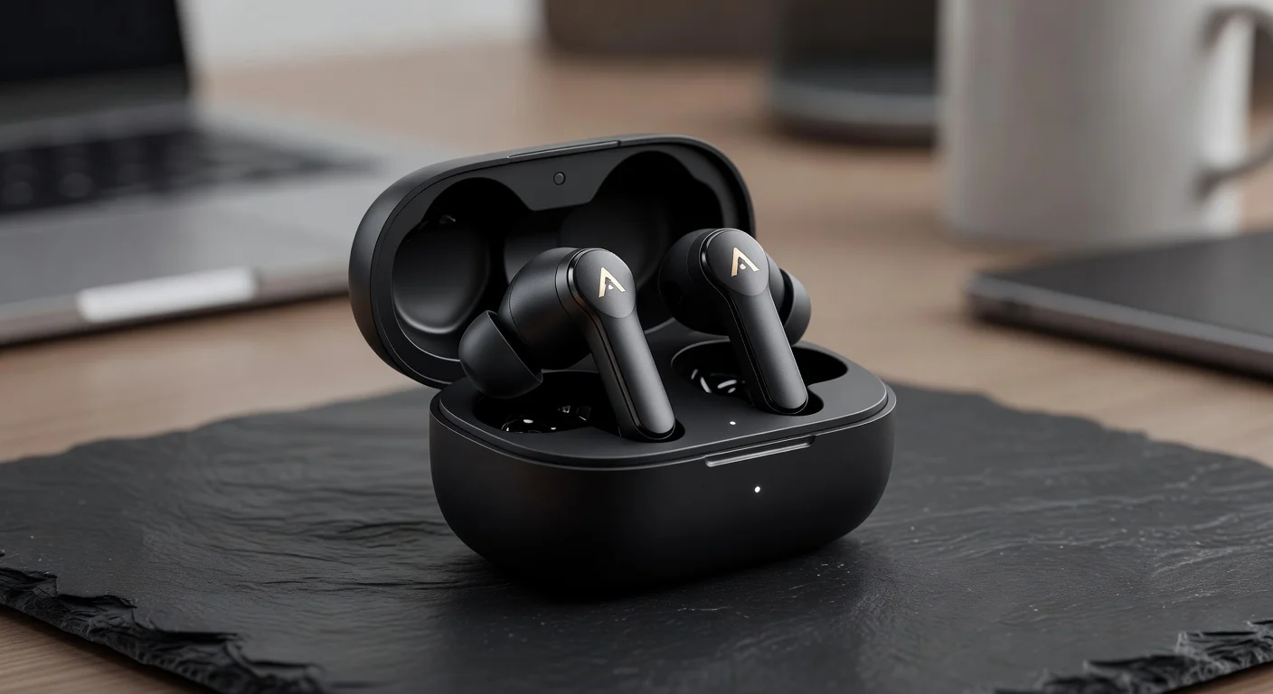 Anker Soundcore Liberty 4 NC - detail closeup Anker Soundcore Liberty 4 NC - detail closeup