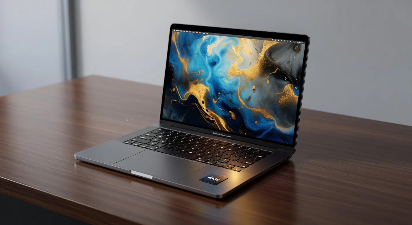 Apple MacBook Pro 14 M5 - in-use shot